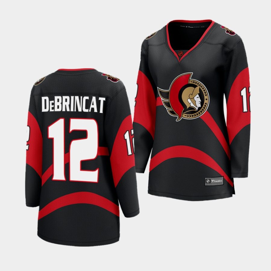 alex debrincat senators black special edition 2.0 women jerseys