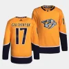 alex galchenyuk predators gold authentic pro home jersey