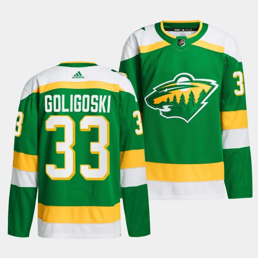 alex goligoski wild green 2023 24alternate primegreen authentic playerjersey