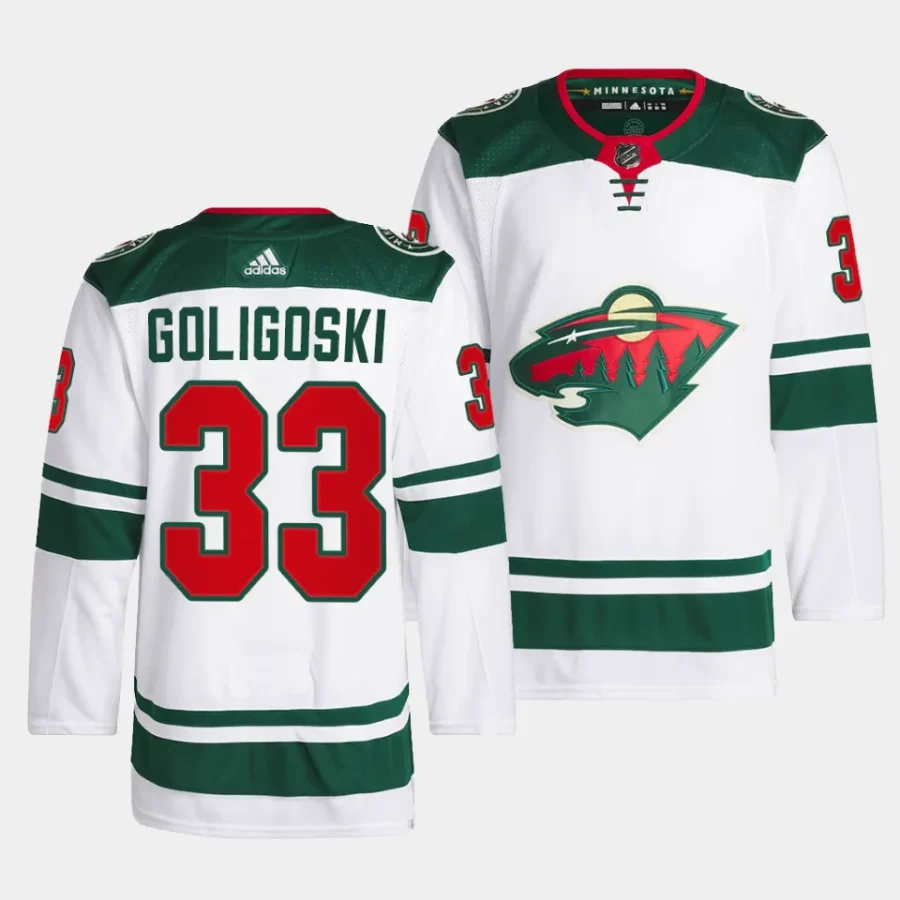 alex goligoski wild white away primegreen menjersey