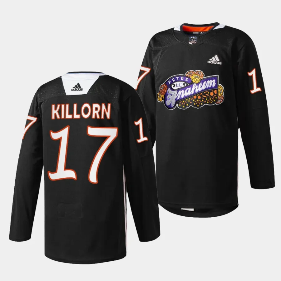 alex killorn ducks black 2023 dia de muertos special jersey