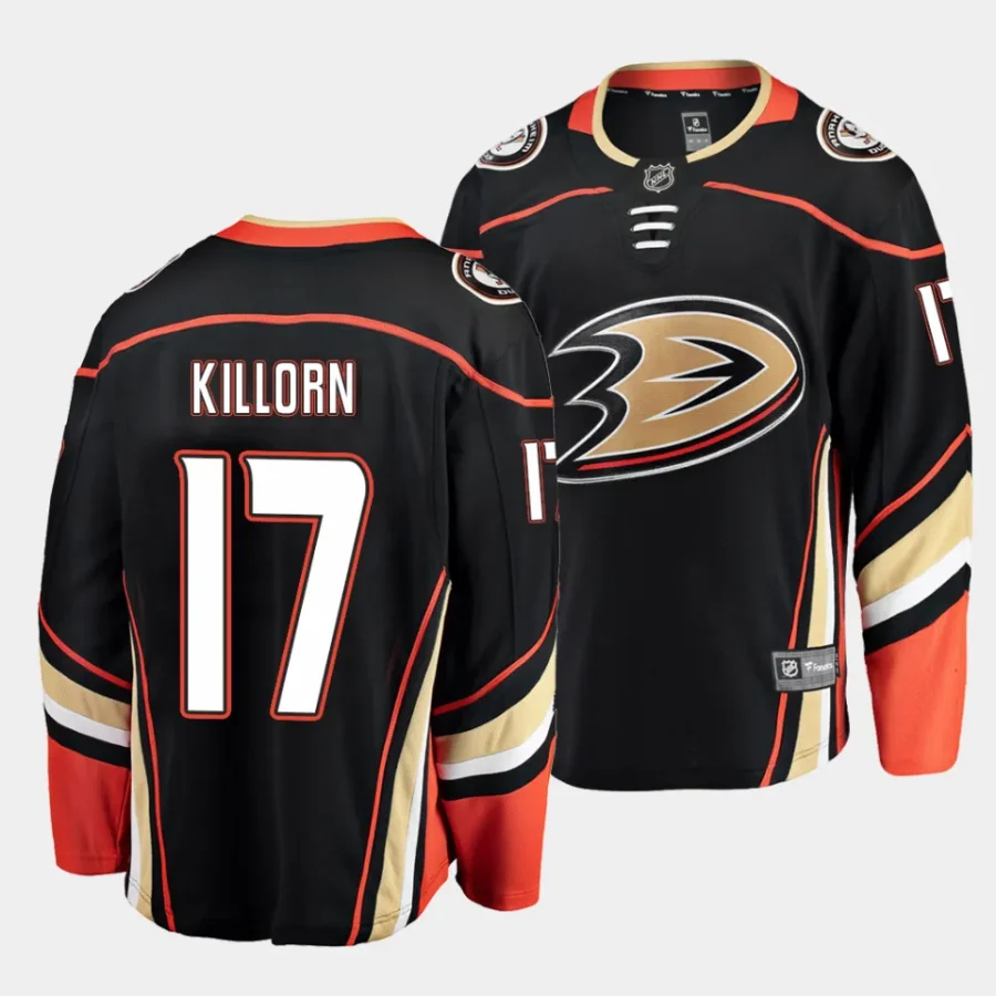 alex killorn ducks black home breakaway player jersey