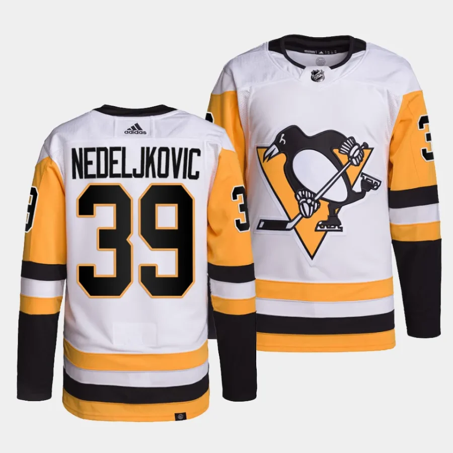 alex nedeljkovic penguins white away primegreen authentic projersey