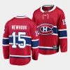 alex newhook canadiens red home breakaway player jersey