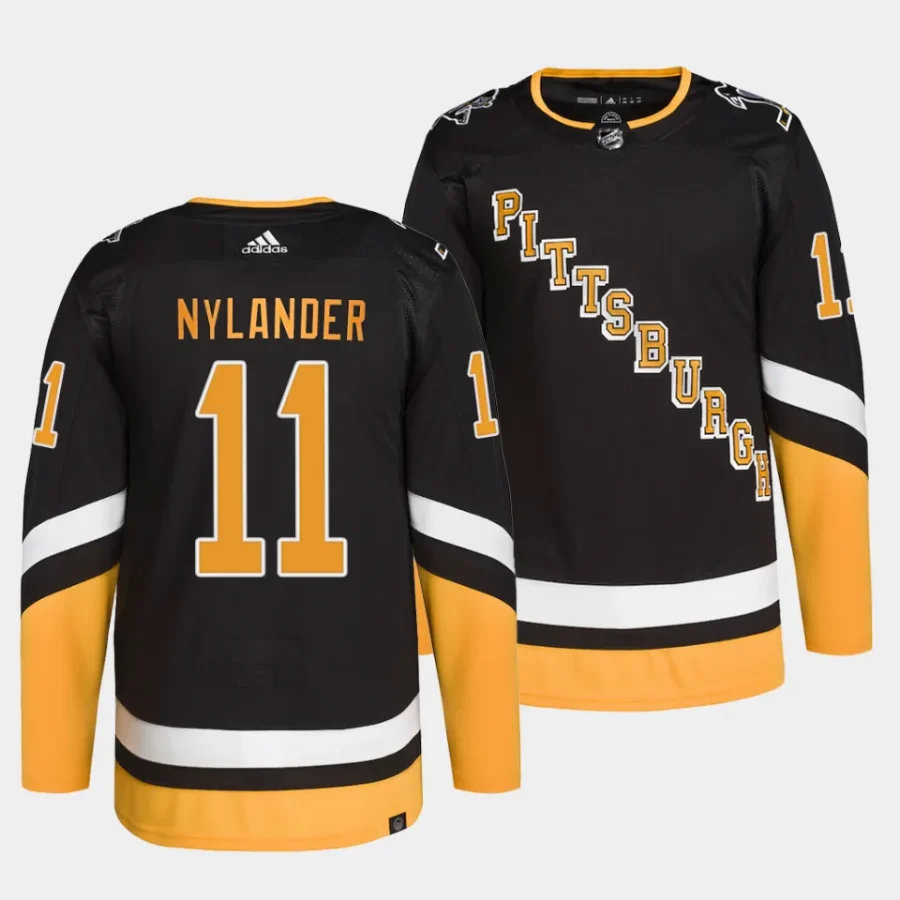 alex nylander penguins black alternate authentic pro primegreenjersey