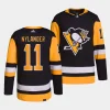 alex nylander penguins black home authentic pro jersey