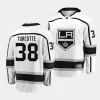 alex turcotte la kings white away breakaway player jersey