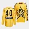 alexandar georgiev avalanche yellow 2024 nhl all star game drew house primegreen authenticjersey