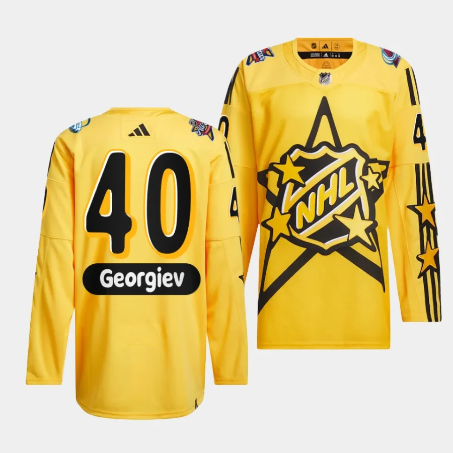 alexandar georgiev avalanche yellow 2024 nhl all star game drew house primegreen authenticjersey