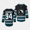 alexander barabanov sharks 2023 24cali fin 3rd alternate youth blackreplica jersey