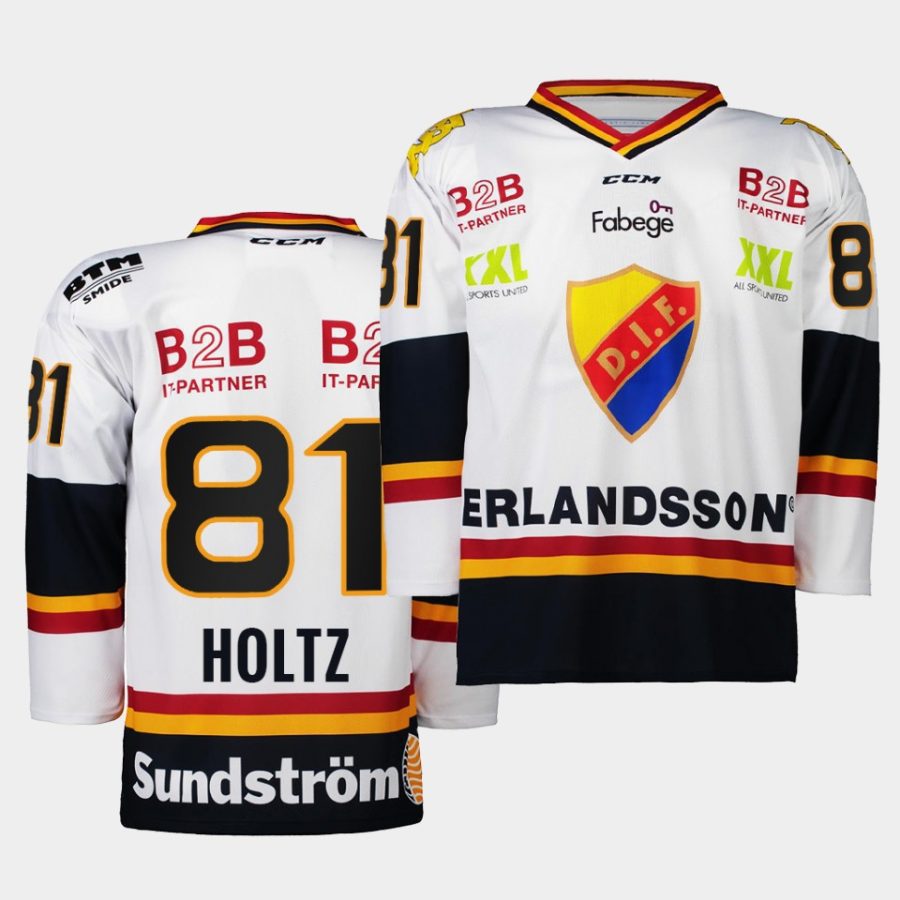 alexander holtz shl ottawa 67s 2020 draft white 81 jersey