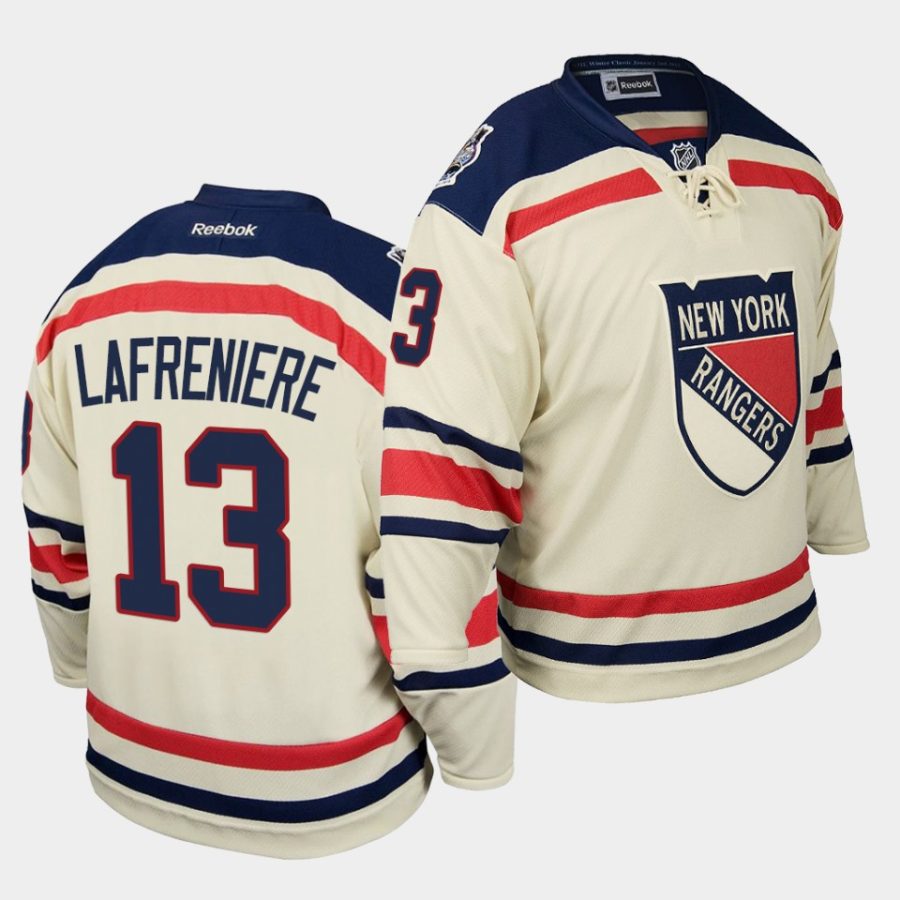 alexis lafreniere rangers white 2012 winter classic replica jersey