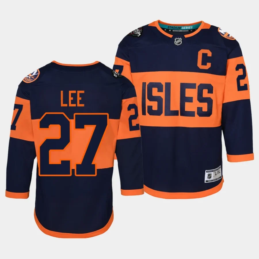 anders lee islanders 2024 nhl stadium series youth navypremier player jersey