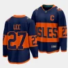 anders lee islanders navy 2024 nhl stadium series breakaway player jersey