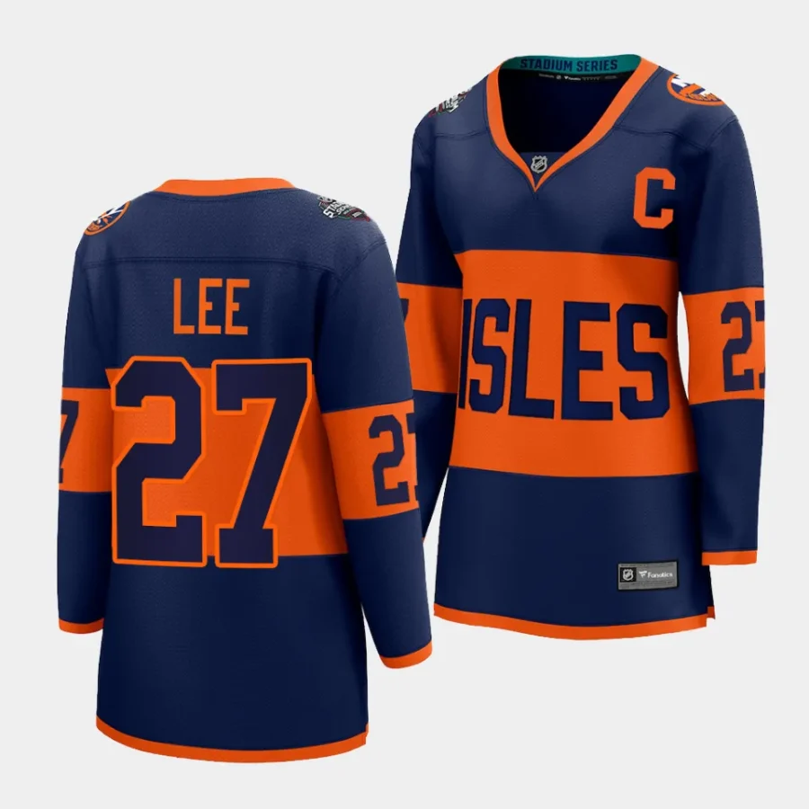 anders lee islanders navy 2024 nhl stadium series women jerseys