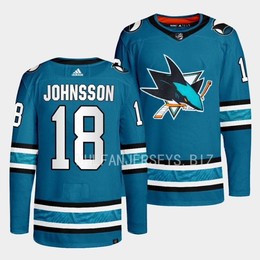 andreas johnsson sharks blue authentic primegreen home jersey