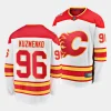 andrei kuzmenko flames white away breakaway player jersey