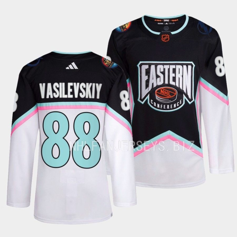 andrei vasilevskiy lightning black 2023 nhl all star eastern conference jersey