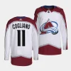 andrew cogliano avalanche white away primegreen authentic projersey