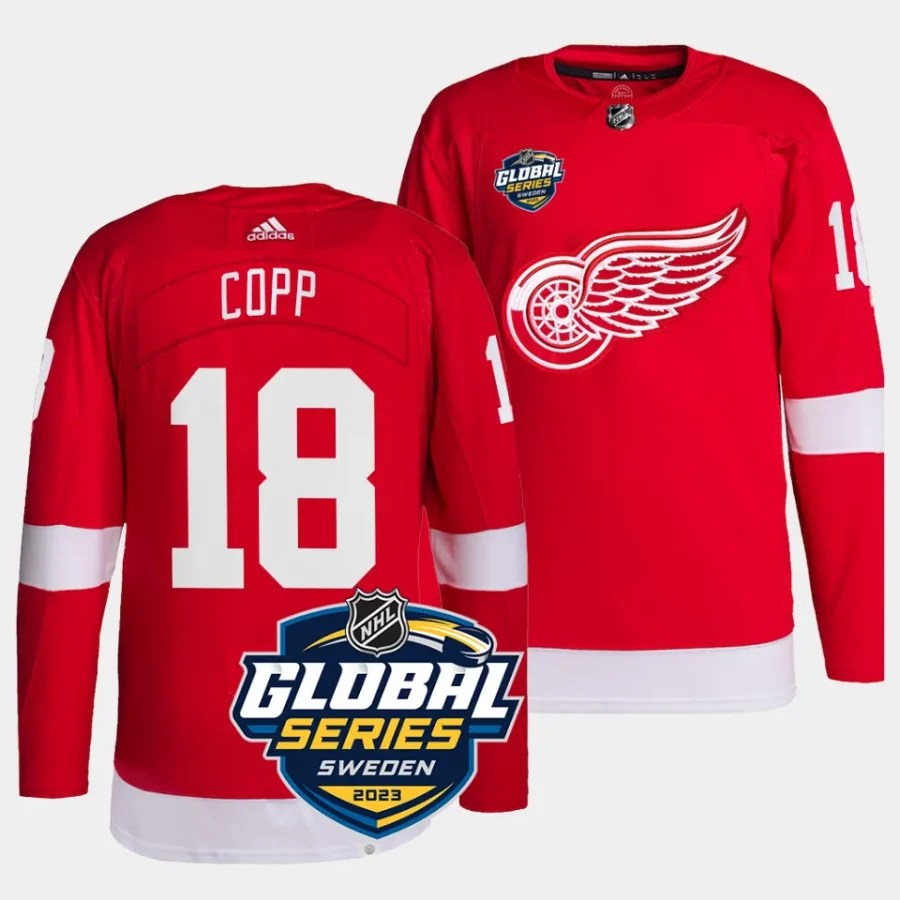 andrew copp red wings red 2023 nhl global series sweden authentic jersey