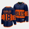 anthony beauvillier islanders navy 2024 nhl stadium series breakaway player jersey