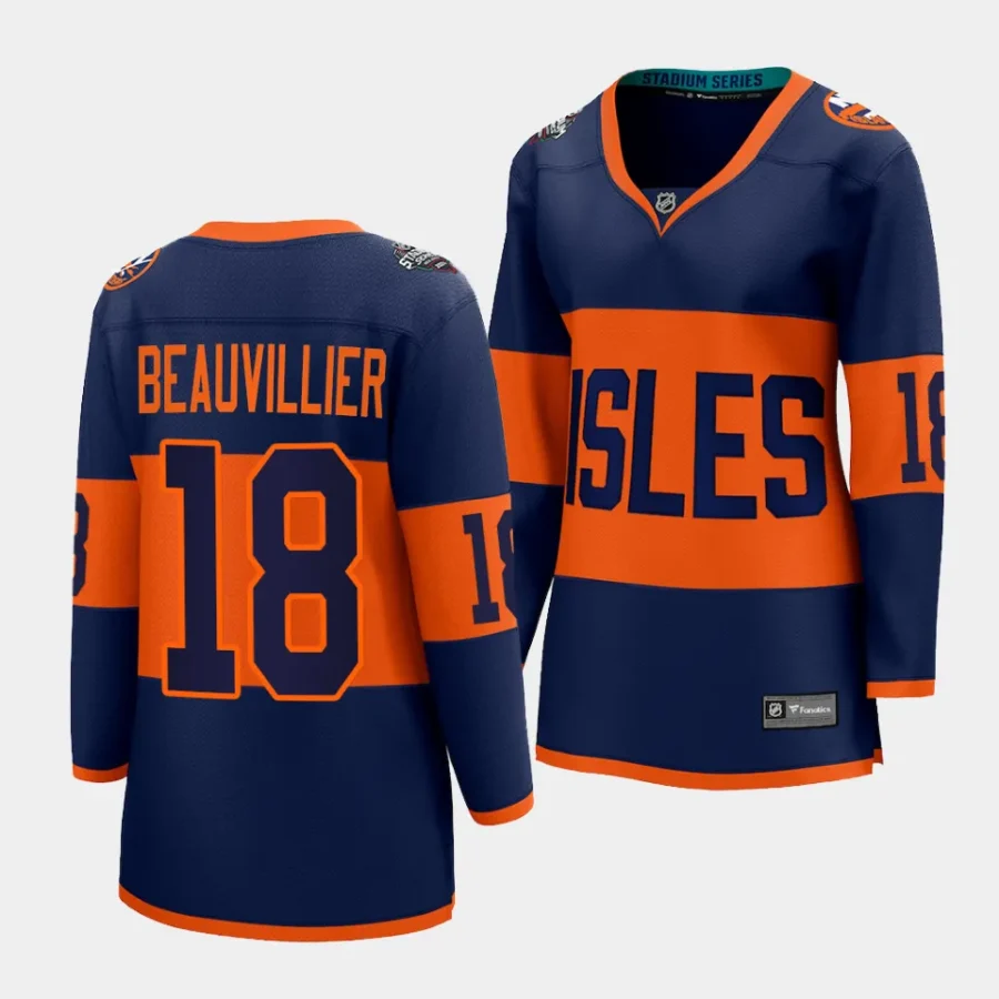 anthony beauvillier islanders navy 2024 nhl stadium series women jerseys