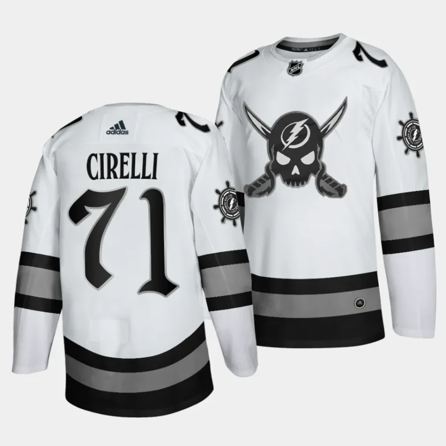 anthony cirelli lightning white 2024gasparilla inspired limited edition jersey