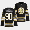 anthony richard bruins black 2023 24100th anniversary primegreen jersey