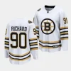 anthony richard bruins white 2023 24100th anniversary premier jersey