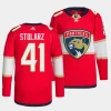 anthony stolarz panthers red home primegreen authentic projersey