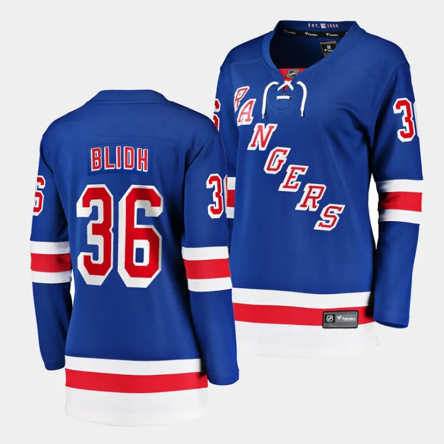 anton blidh rangers blue home women jerseys