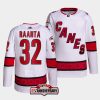 antti raanta hurricanes white authentic away 25th anniversary jersey