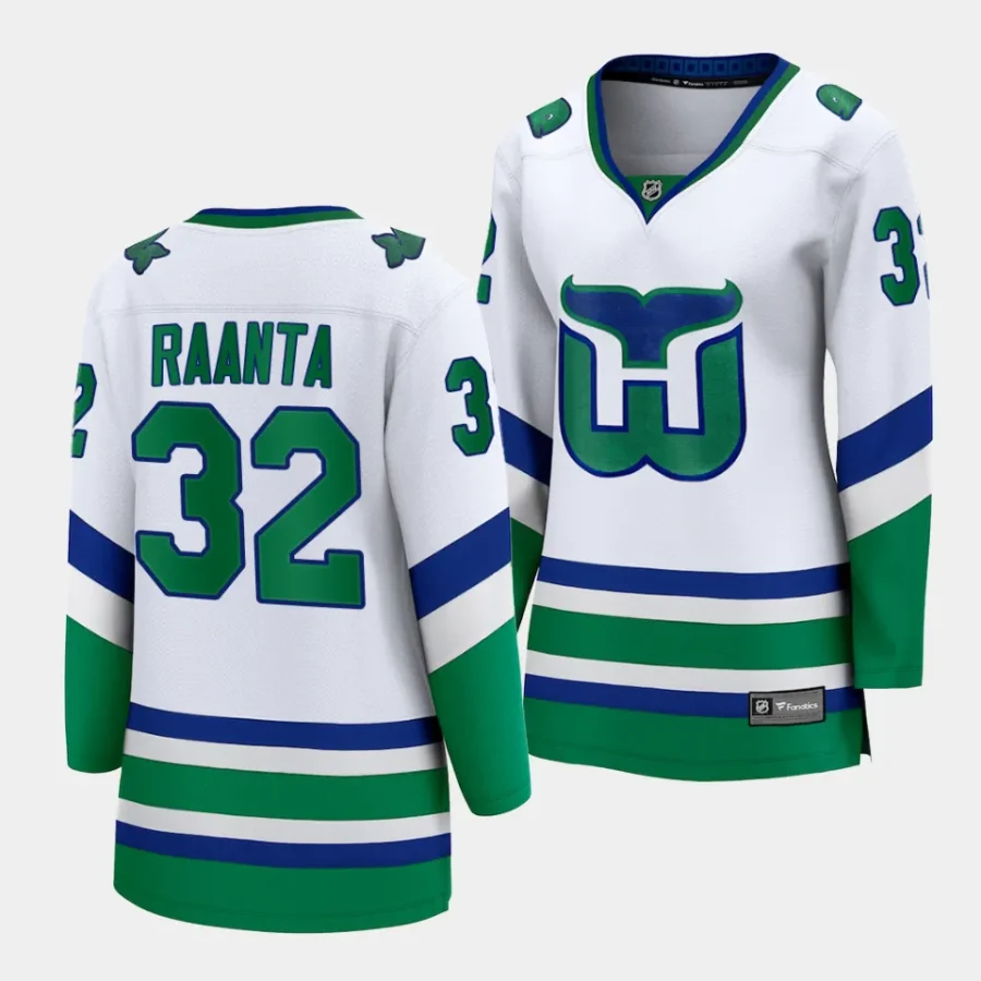 antti raanta hurricanes white whalers women jerseys