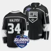 arthur kaliyev la kings black 2023 global series home jersey