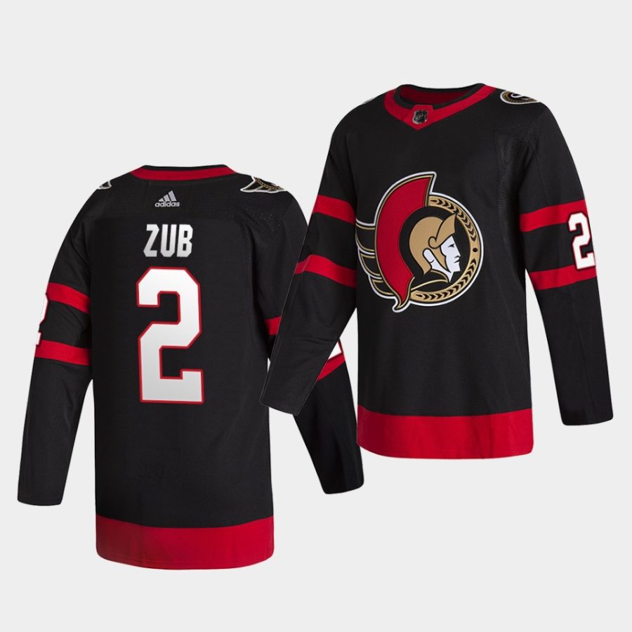 artyom zub senators black home authentic jersey