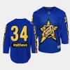 auston matthews maple leafs 2024 nhl all star game youth blue jersey