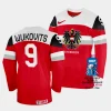 australia ali wukovits 2023 iihf world championship red away jersey