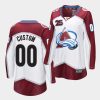 avalanche custom white 25th anniversary women jersey