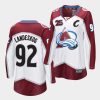 avalanche gabriel landeskog white 25th anniversary women jersey