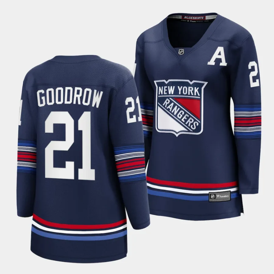 barclay goodrow rangers navy alternate women jerseys