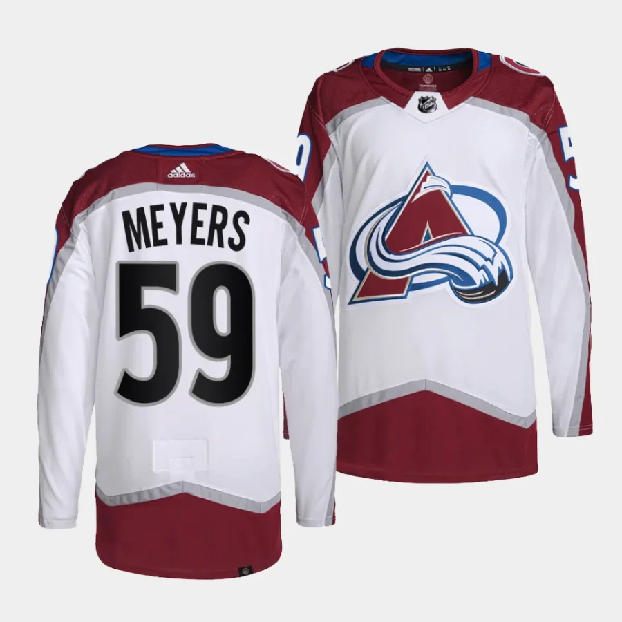 ben meyers avalanche white away primegreen authentic projersey