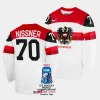 benjamin nissner australia 2023 iihf world championship home white jersey