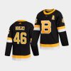 black boston bruins sideline david krejci jersey 0