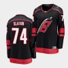 black carolina hurricanes sideline jaccob slavin jersey 1