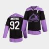 black colorado avalanche sideline gabriel landeskog jersey 0