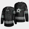 black dallas stars sideline jamie benn jersey 1