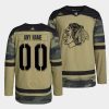 blackhawks custom camo military appreciation practice jersey