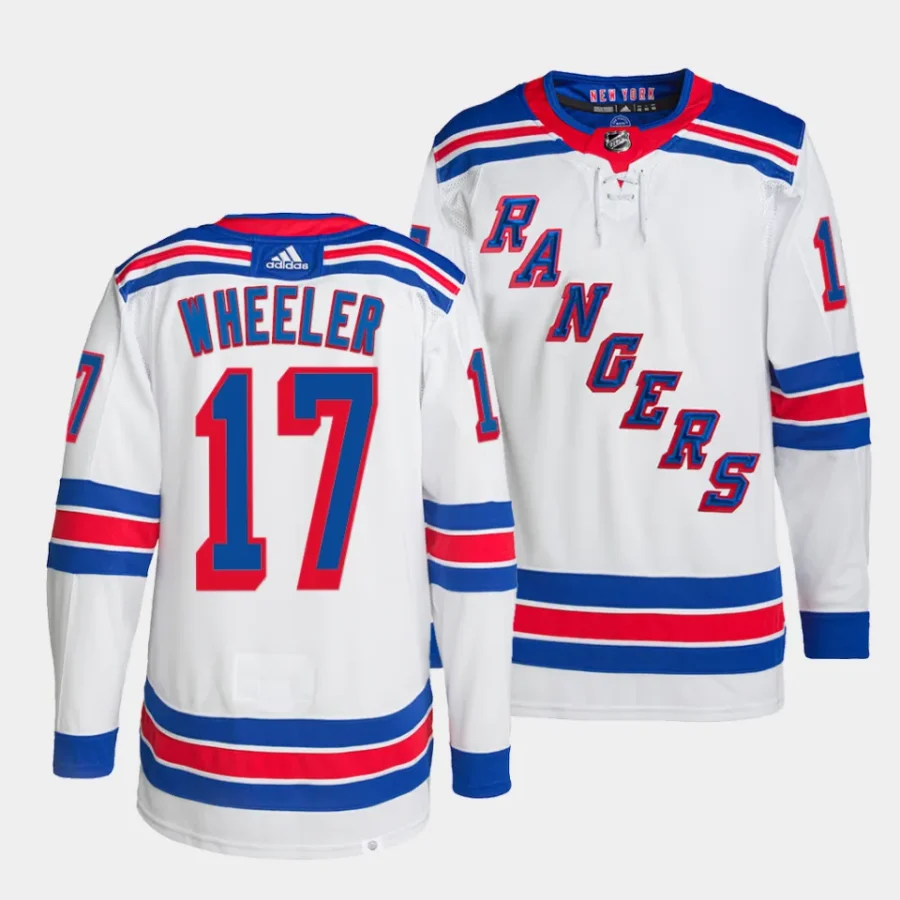 blake wheeler ny rangers white away authentic pro jersey