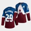 blue colorado avalanche sideline nathan mackinnon jersey 1