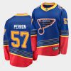 blue st. louis blues sideline david perron jersey 1